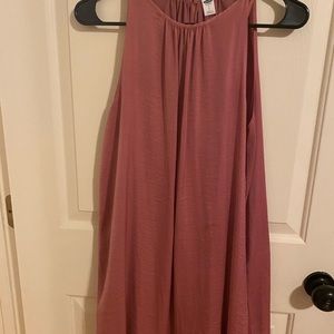 3:$25 Sale | Old Navy Swing Blush Sleeveless Silky Dress